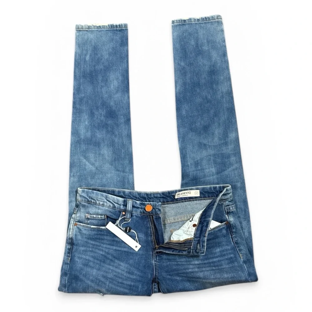 BLANKNYC SKINNY CLASSIQUE DISTRESSED LIGHT WASH CLASSIC DENIM JEANS **NWT**